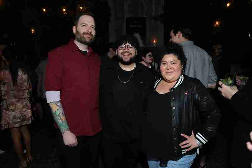 Shelby Oaks - Chris Stuckmann, Rico Rodriguez and Raini Rodriguez at the LA Premiere	
