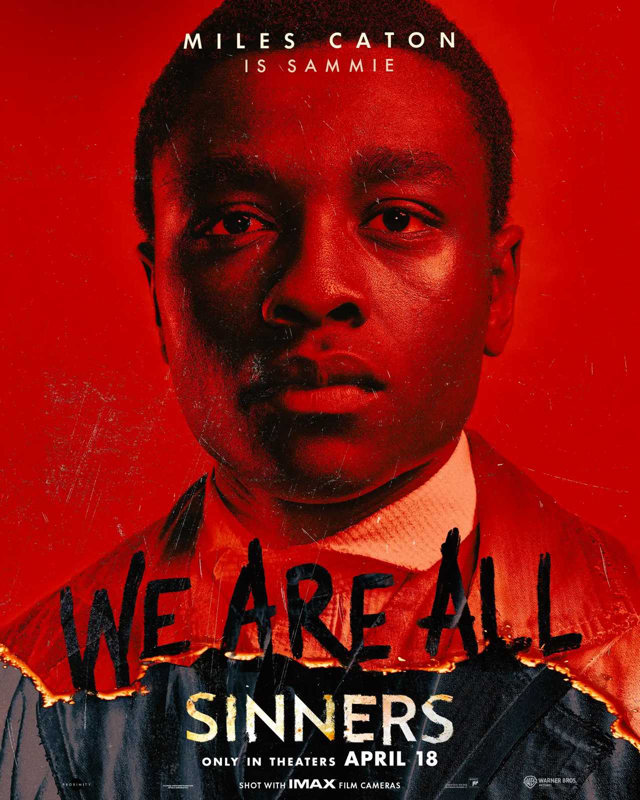 Sinners - Sammie Character Poster