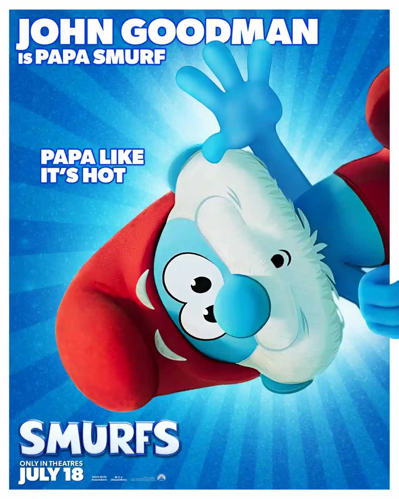 Smurfs - John Goodman Character Poster	