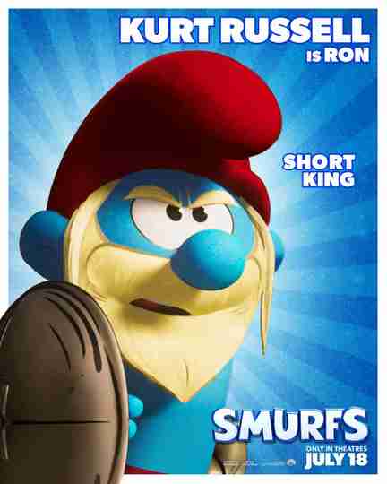 Smurfs - Kurt Russell Character Poster