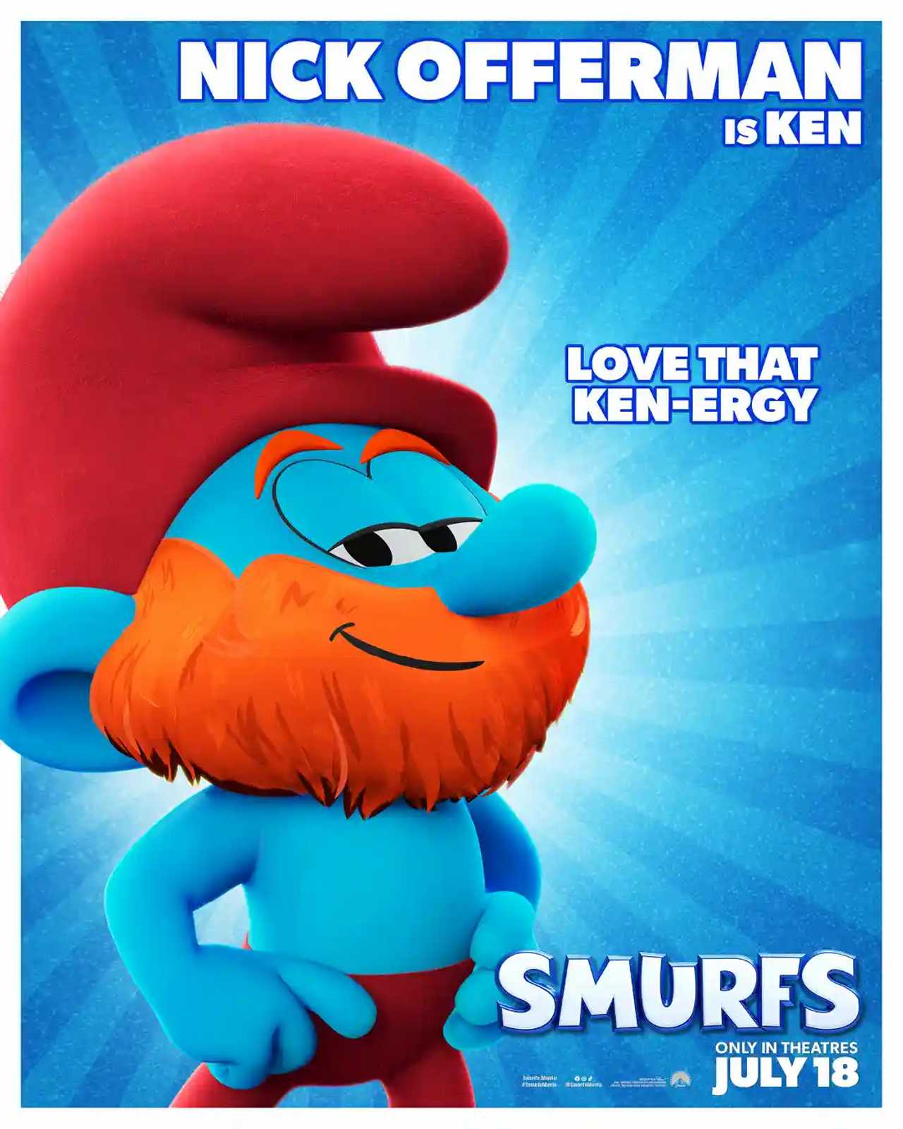 Smurfs - Nick Offerman Character Poster