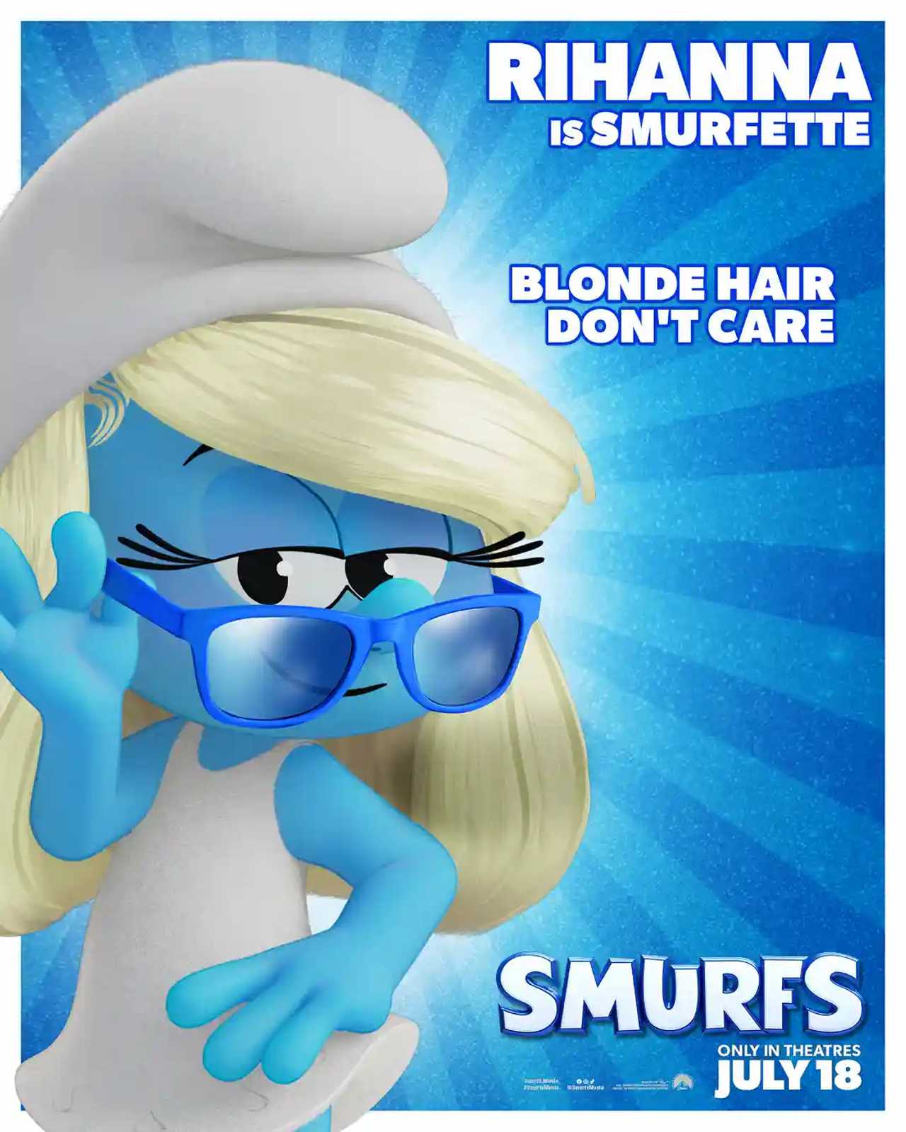 Smurfs - Rihanna Character Poster
