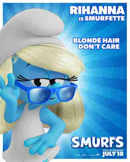 Smurfs - Rihanna Character Poster