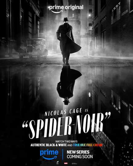 Spider-Noir Season 1 - Official Poster (Black & White)