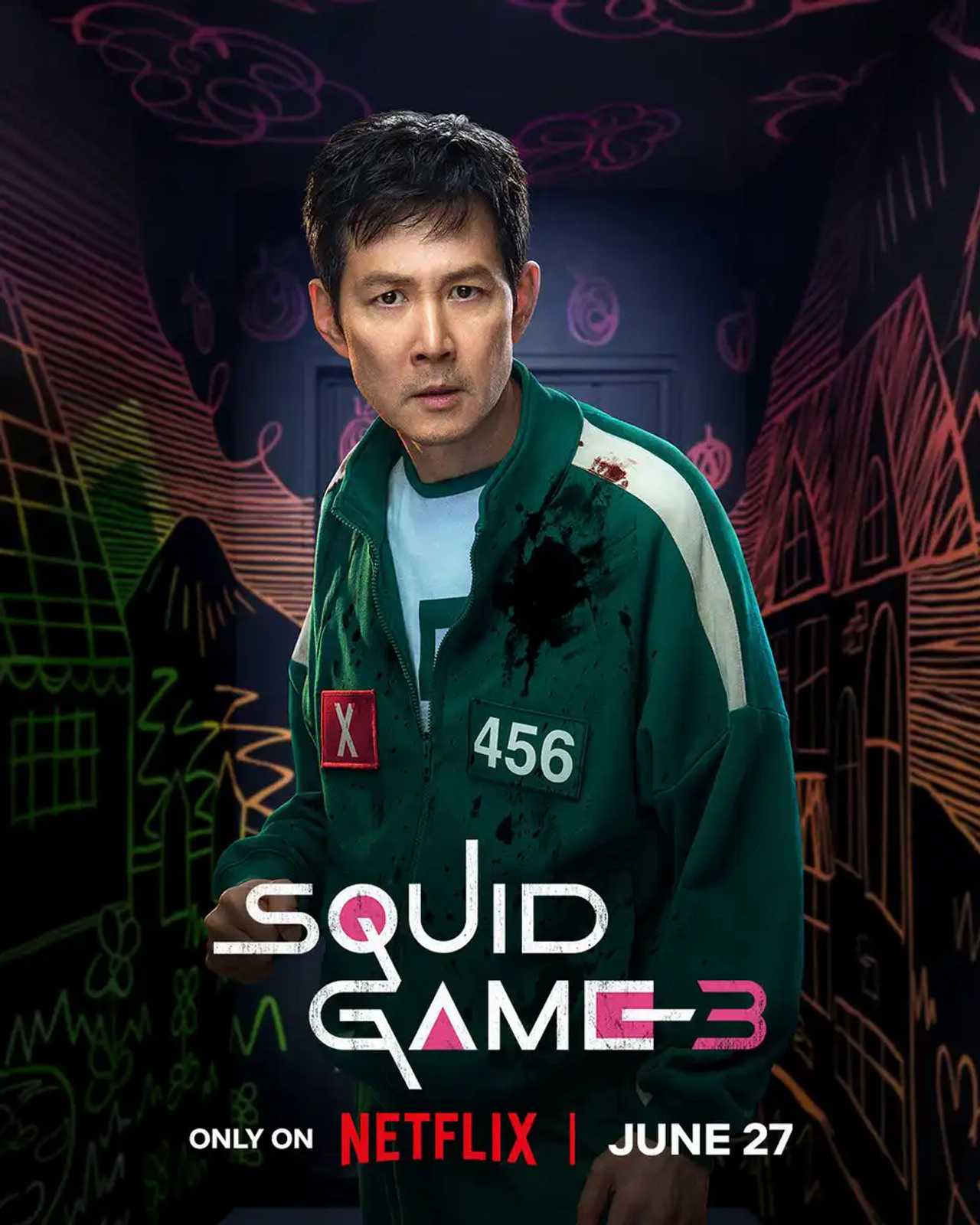 Squid Game Season 3 - Lee Jung-jae Character Poster