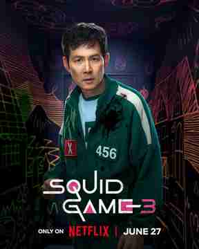 Squid Game Season 3 - Lee Jung-jae Character Poster