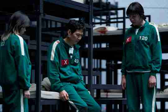 Squid Game Season 3 - Lee Jung-jae, Jo Yuri, and Park Sung-hoon Scene