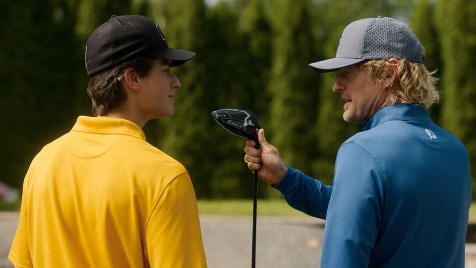 Stick Season 1 - Peter Dager and Owen Wilson with Golf Club