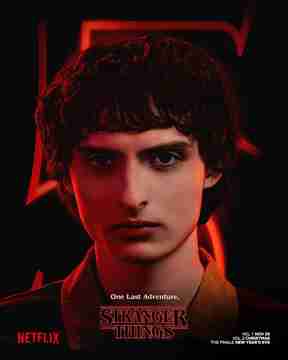 Stranger Things Season 5 - Finn Wolfhard Character Poster