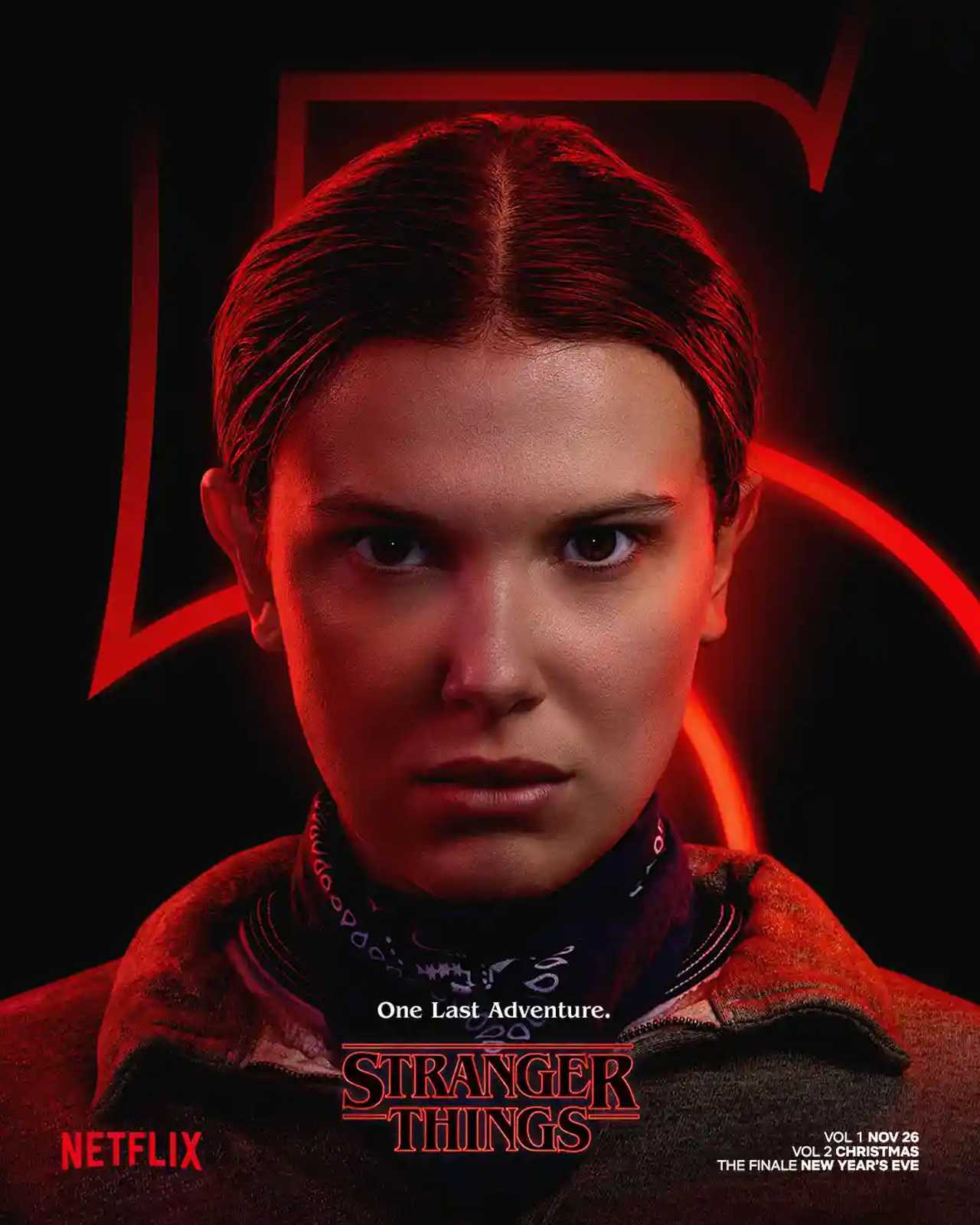 Stranger Things Season 5 - Millie Bobby Brown Character Poster