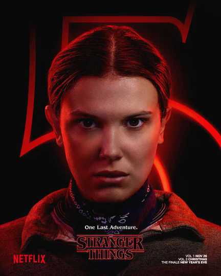 Stranger Things Season 5 - Millie Bobby Brown Character Poster
