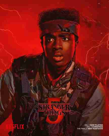 Stranger Things Season 5 Vol. 2 - Caleb McLaughlin Character Poster	