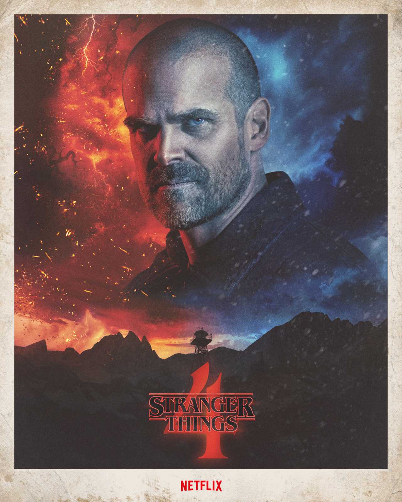 Stranger Things 4 - Jim Hopper Character Poster