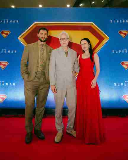 Superman - David Corenswet, James Gunn, and Rachel Brosnahan at Manila Fan Event