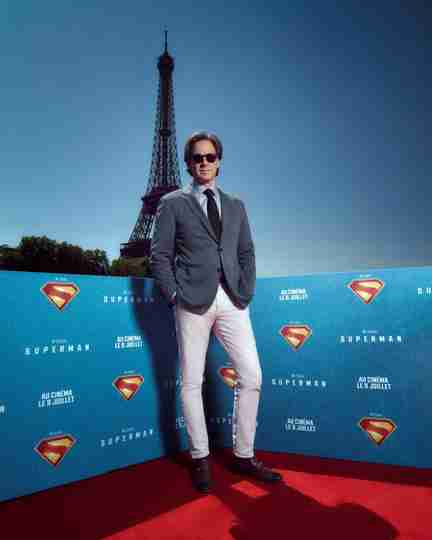 Superman - Peter Safran at Paris Photocall