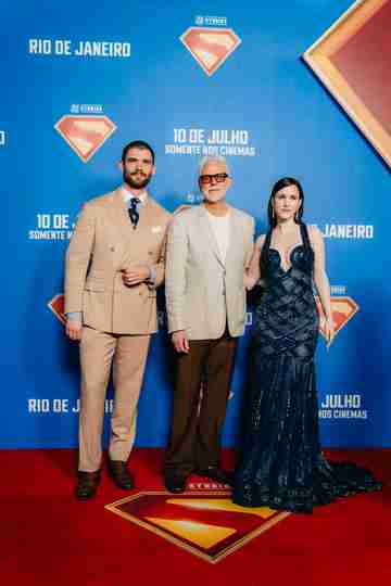 Superman - David Corenswet, James Gunn and Rachel Brosnahan at Rio Fan Event