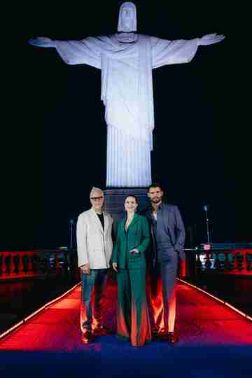 Superman - David Corenswet, James Gunn and Rachel Brosnahan at Rio Press Tour