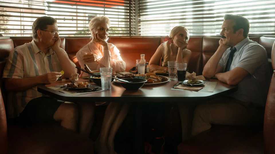 Ted Lasso Season 4 - First Look at Jeremy Swift, Hannah Waddingham, Juno Temple and Jason Sudeikis Diner Scene