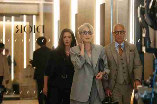 The Devil Wears Prada 2 - Miranda, Andy and Nigel at Dior