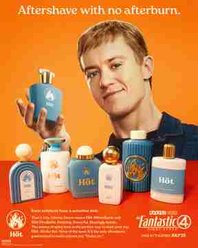 The Fantastic Four: First Steps - Höt Aftershave Promo Poster