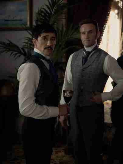 The Gilded Age Season 3 - Blake Ritson and Claybourne Elder