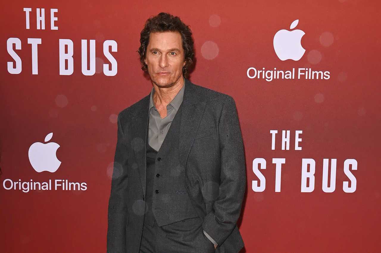 The Lost Bus - Matthew McConaughey at the London Special Screening