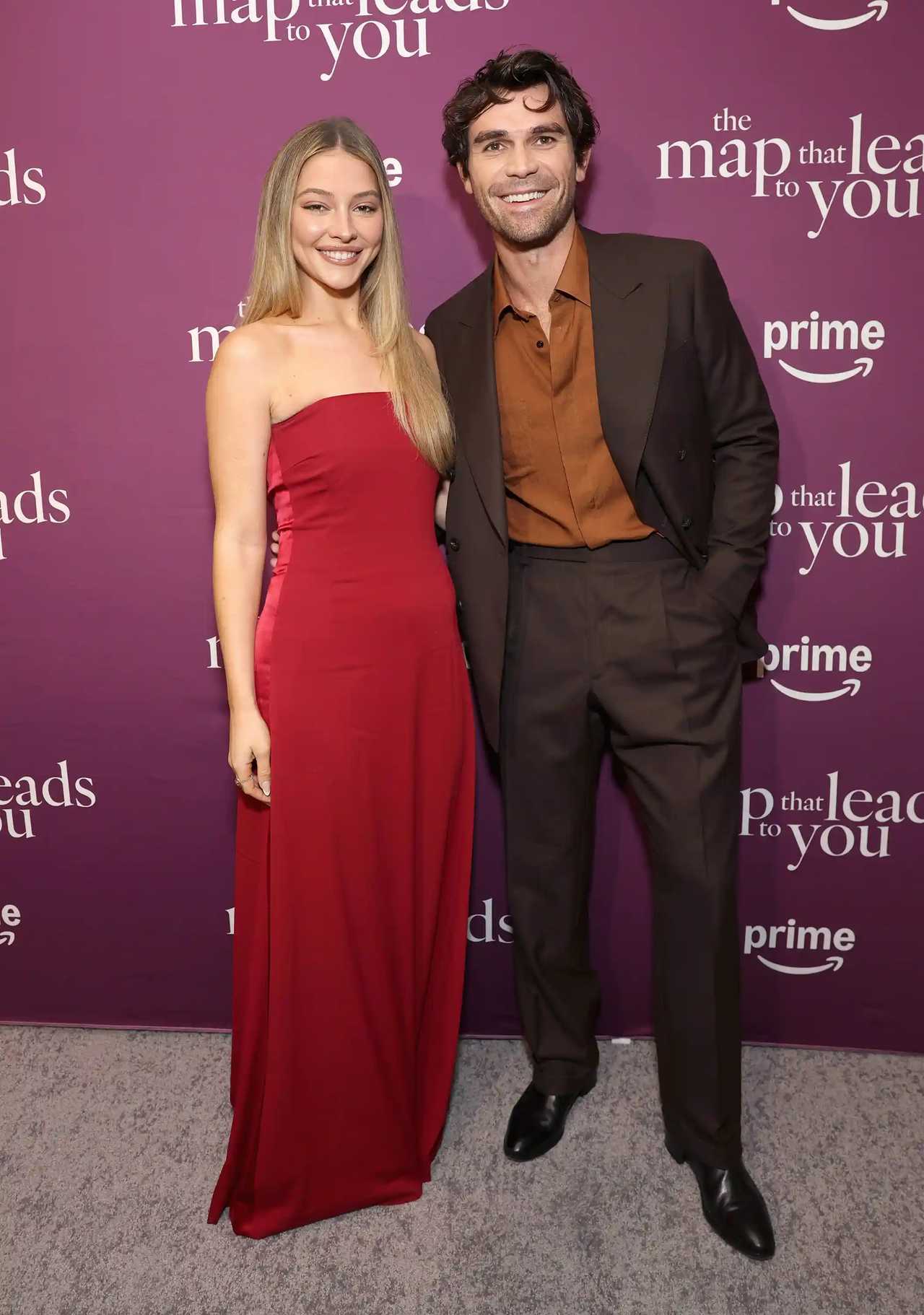 The Map That Leads to You - Madelyn Cline and K.J. Apa at Charleston Premiere