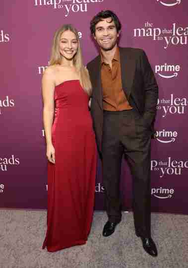 The Map That Leads to You - Madelyn Cline and K.J. Apa at Charleston Premiere