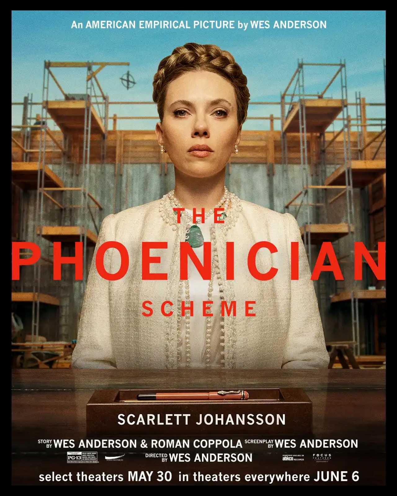 The Phoenician Scheme - Scarlett Johansson Character Poster	
