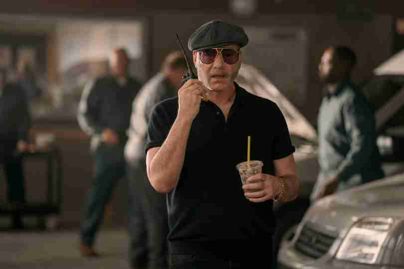 The Pickup - Andrew Dice Clay Holding a Radio