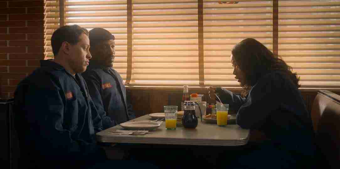 The Pickup - Eddie Murphy Pete Davidson and Keke Palmer at Breakfast