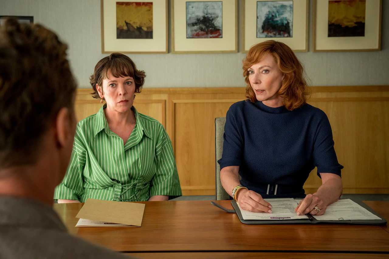 The Roses - Olivia Colman and Allison Janney Scene