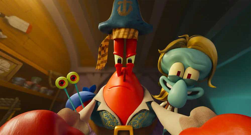 The SpongeBob Movie: Search for SquarePants - Mr. Krabs, Squidward and Gary