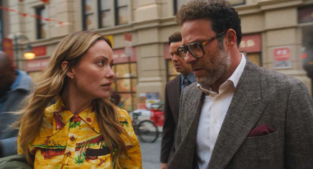 The Studio - Olivia Wilde and Seth Rogen in Episode 4