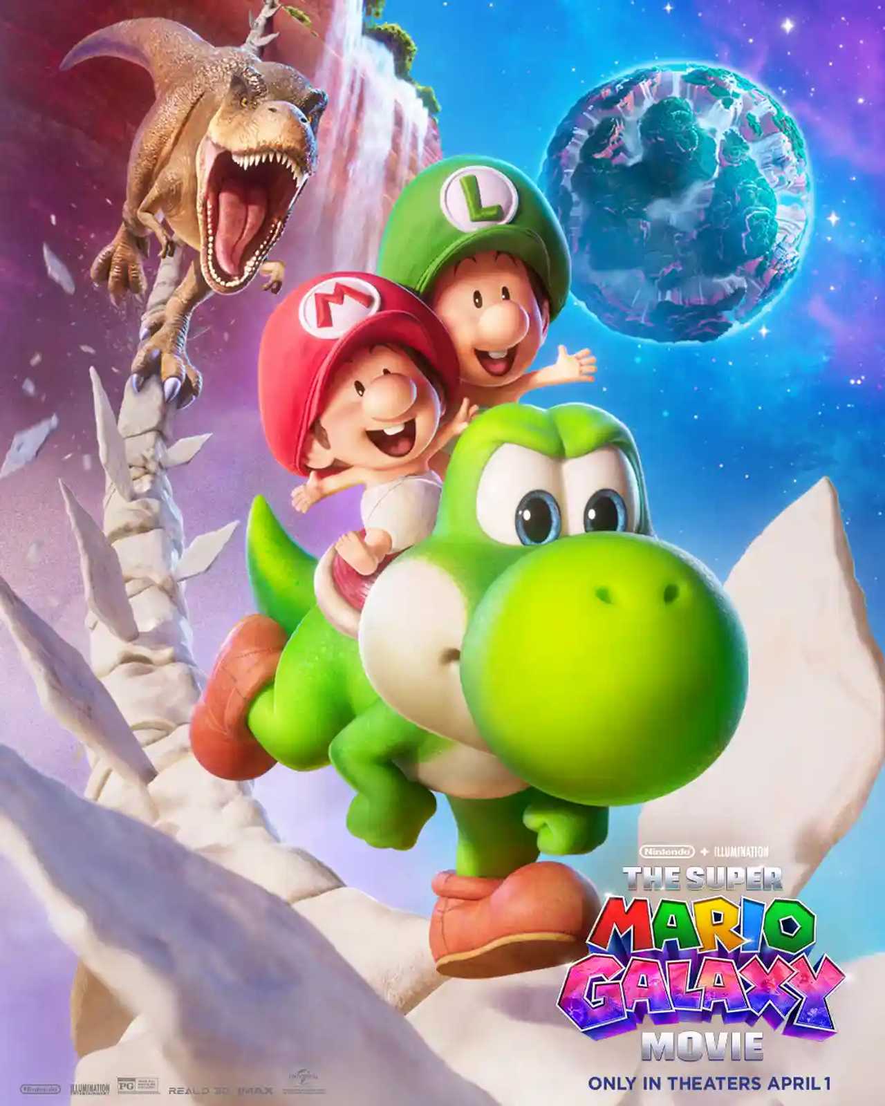 The Super Mario Galaxy Movie - Yoshi Character Poster