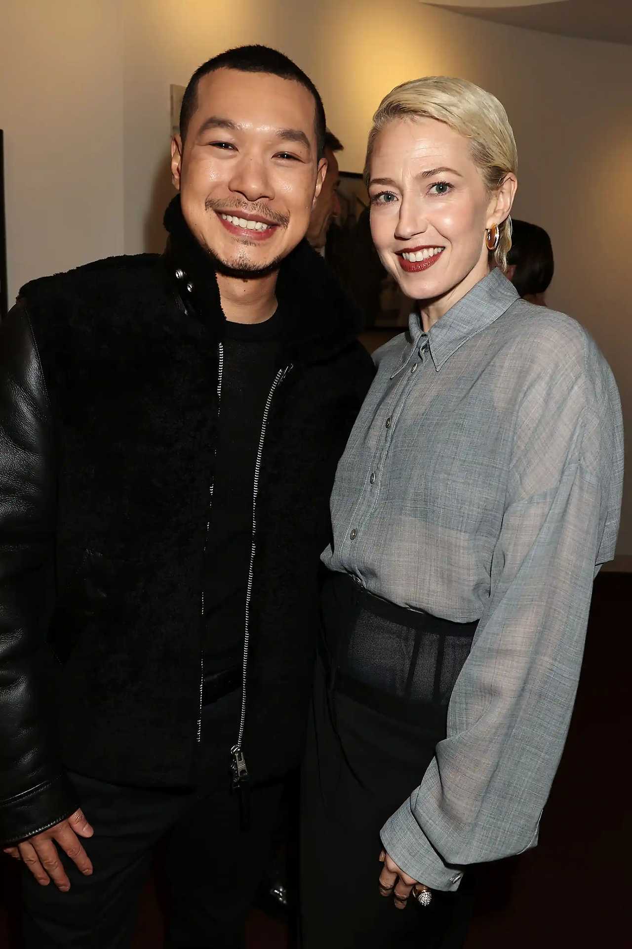 The White Lotus Season 3 - Tayme Thapthimthong and Carrie Coon at the Screening Event