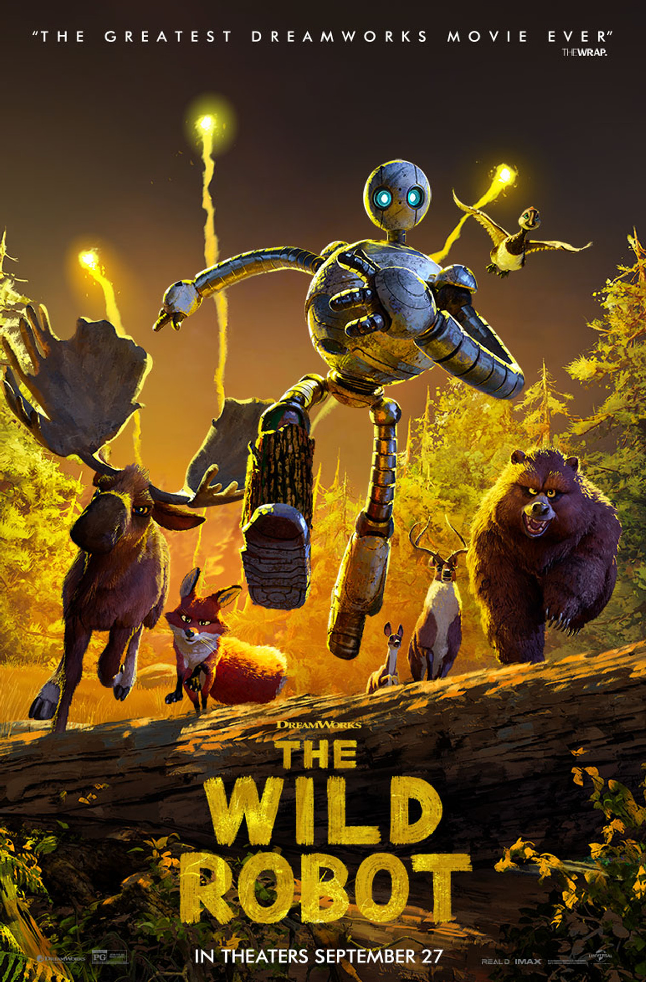 The Wild Robot - Official Poster - A Journey Into the Wild