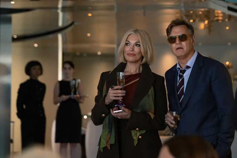 The Woman in Cabin 10 - Hannah Waddingham and David Morrissey