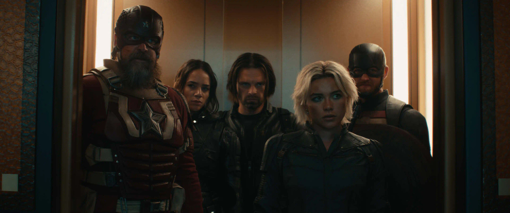 Thunderbolts - First Team Look at Florence Pugh, Sebastian Stan, and David Harbour in Action