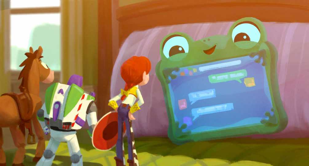 Toy Story 5 - First Look at Buzz Lightyear, Jessie, and Bullseye with Tablet