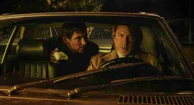 Wake Up Dead Man: A Knives Out Mystery - Daniel Craig and Josh O'Connor in a Car