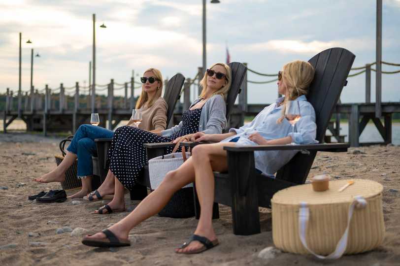 We Were Liars Season 1 - First Look at Caitlin FitzGerald, Candice King, Mamie Gummer in a Sunbed