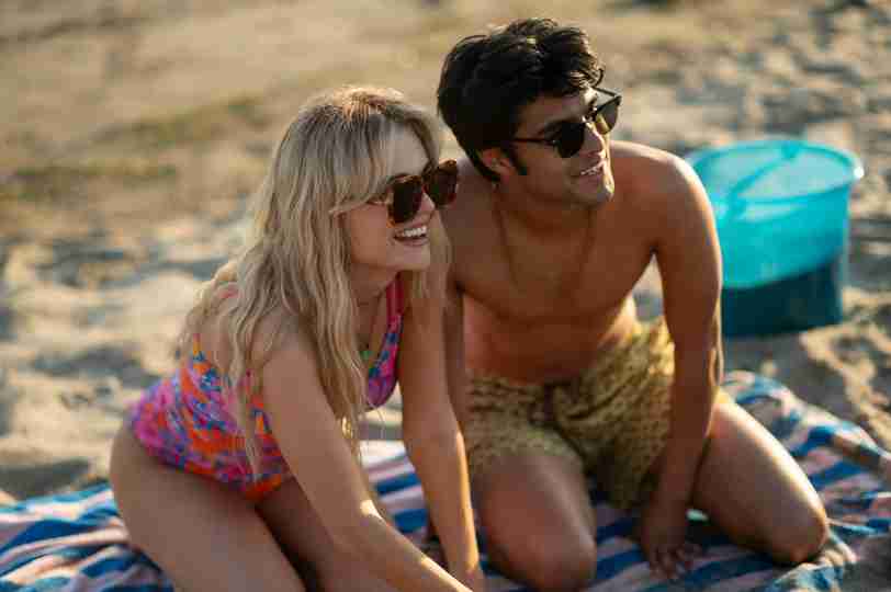We Were Liars Season 1 - First Look at Emily Alyn Lind and Shubham Maheshwari on the Beach