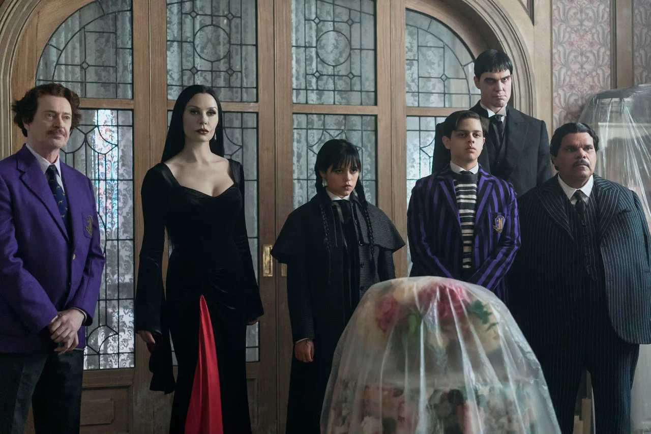 Wednesday Season 2 - Addams Family Scene