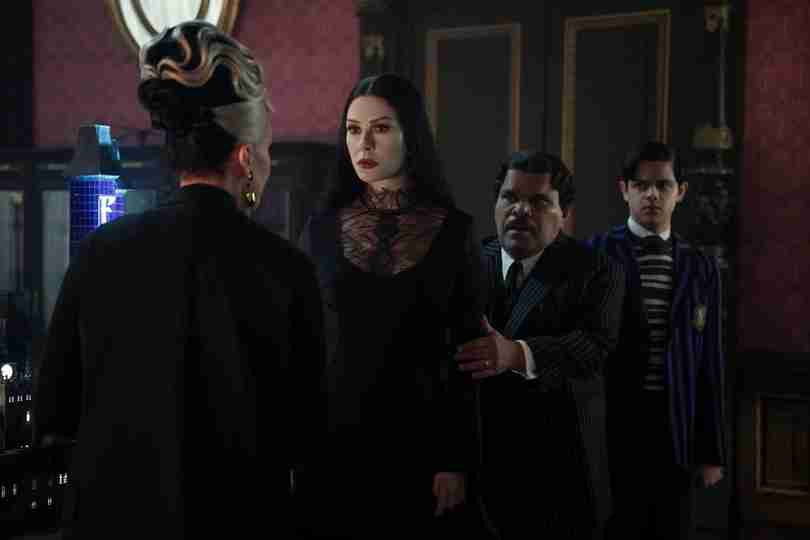 Wednesday Season 2 - Joanna Lumley, Catherine Zeta-Jones, Luis Guzmán and Isaac Ordonez