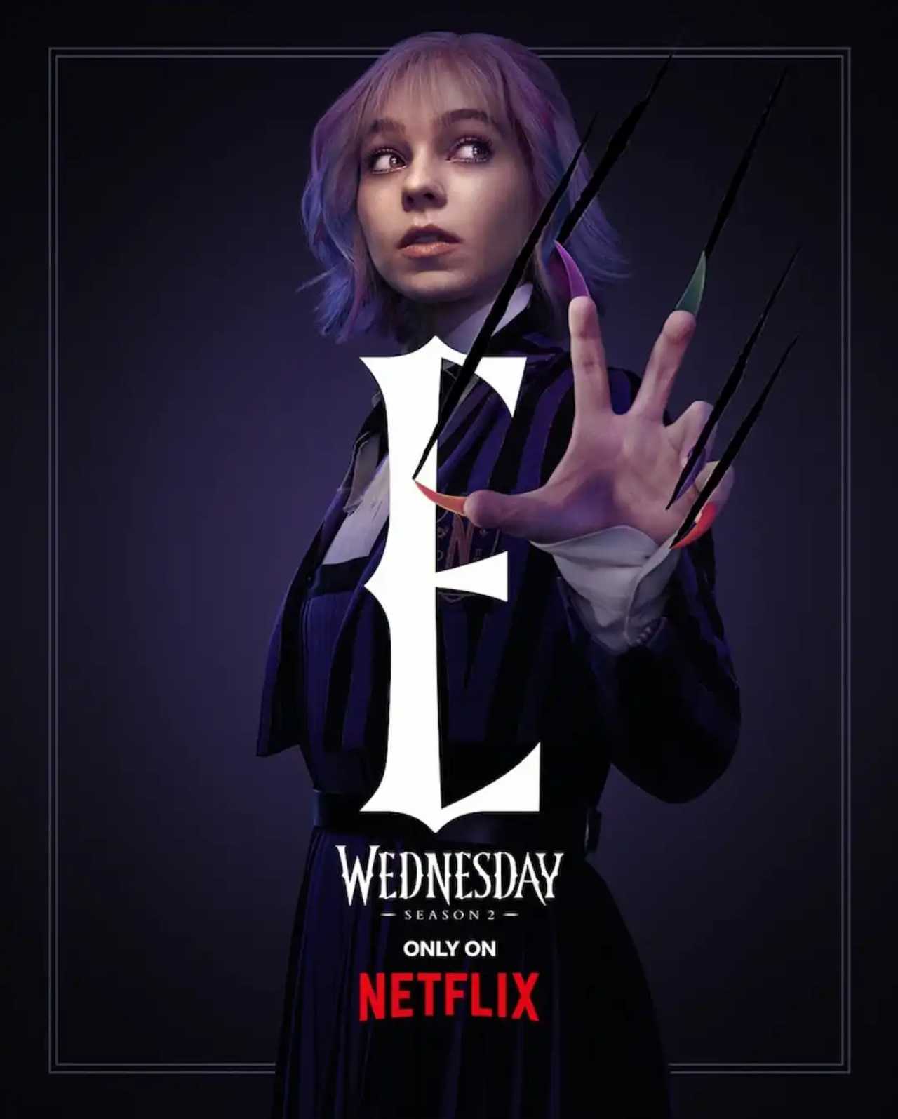 Wednesday Season 2 - Emma Myers Character Poster