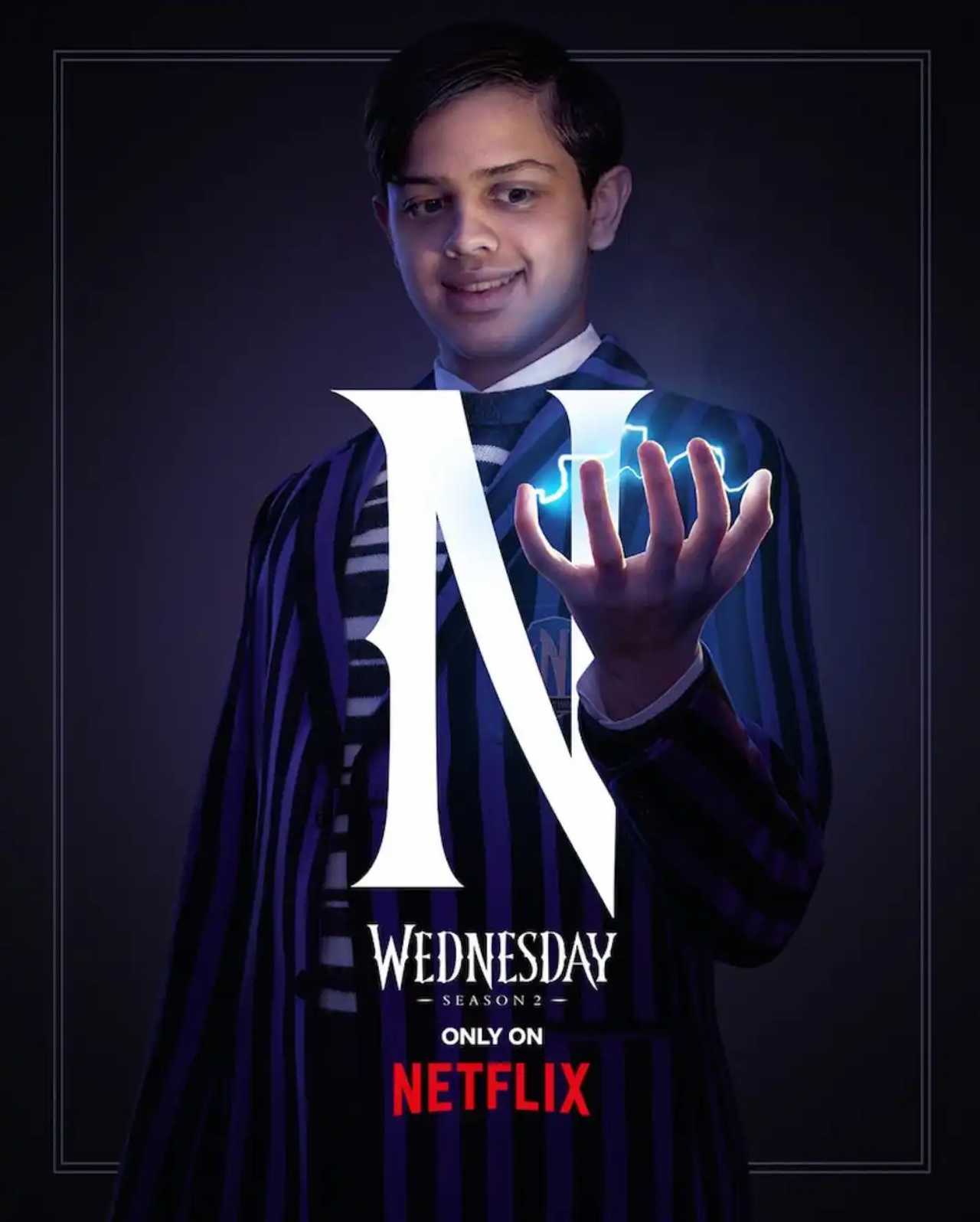 Wednesday Season 2 - Isaac Ordonez Character Poster