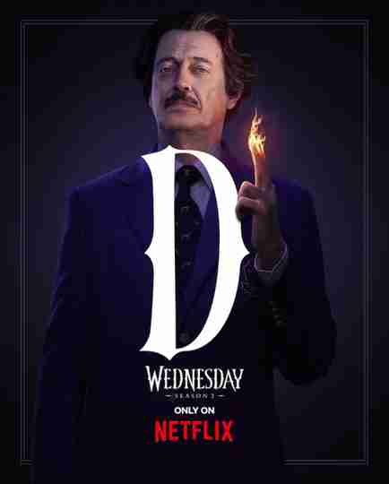 Wednesday Season 2 - Steve Buscemi Character Poster