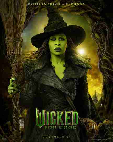 Wicked: For Good - Cynthia Erivo as Elphaba Character Poster