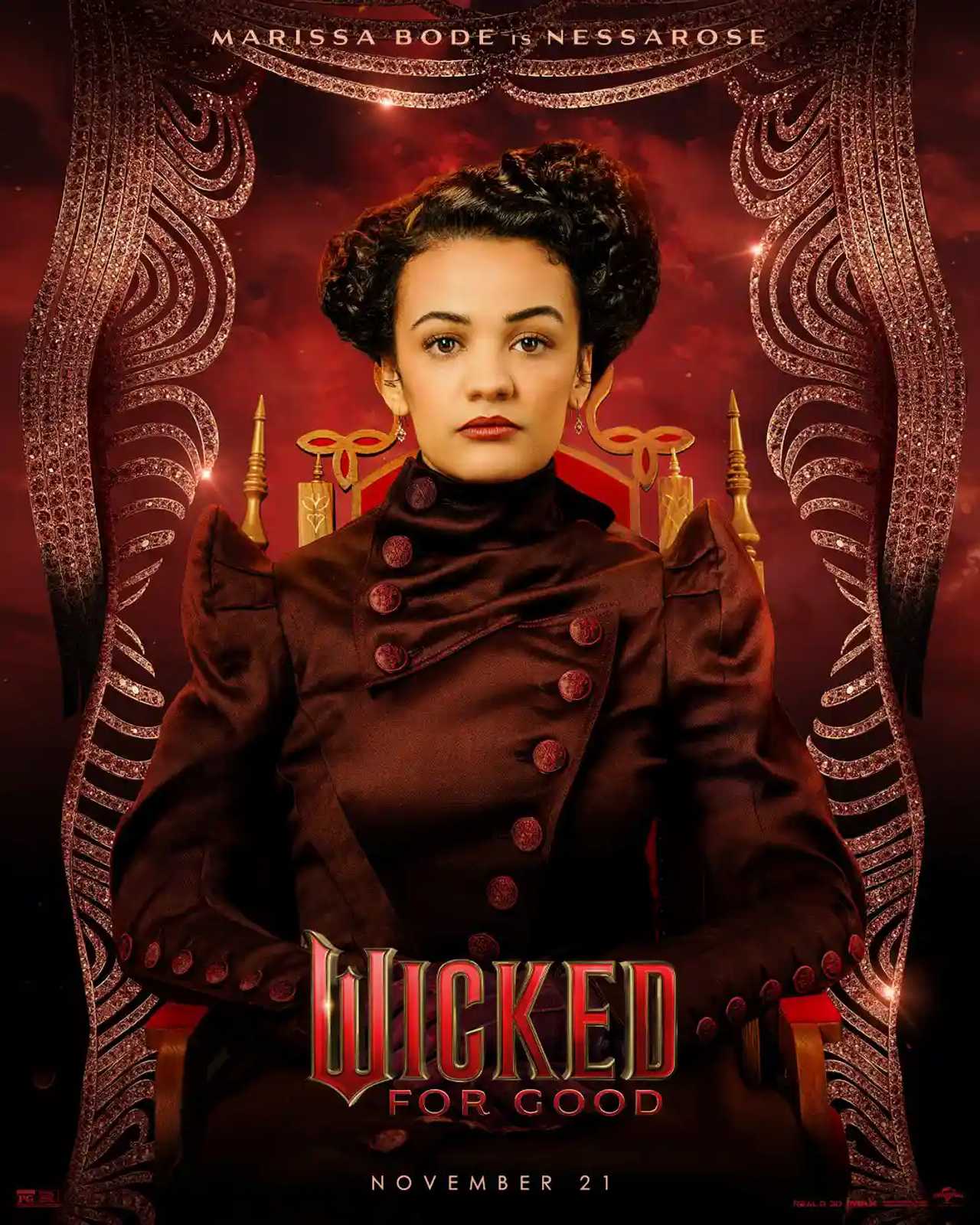 Wicked: For Good - Marissa Bode as Nessarose Character Poster